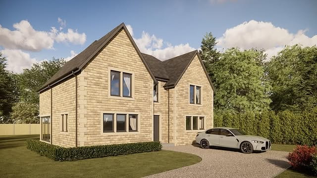 Exterior visual for Carlton Road development in Birdwell