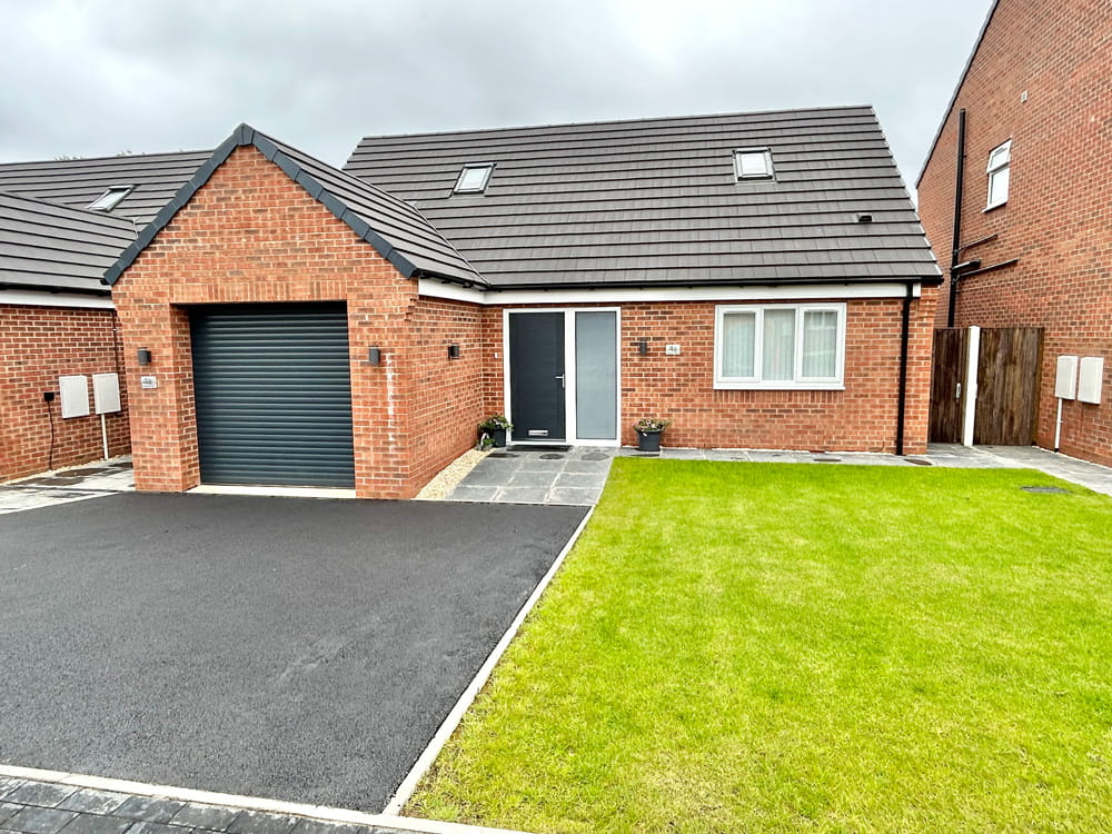 Exterior of Orchard Croft Phase 2 development in Royston