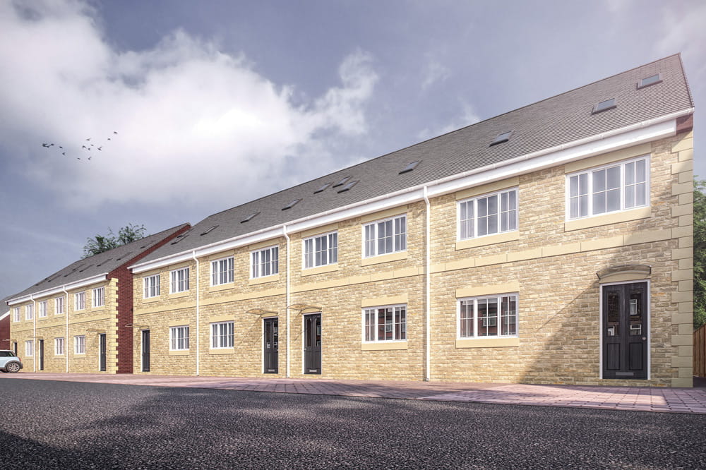 Exterior of Sir George Court development in Wombwell
