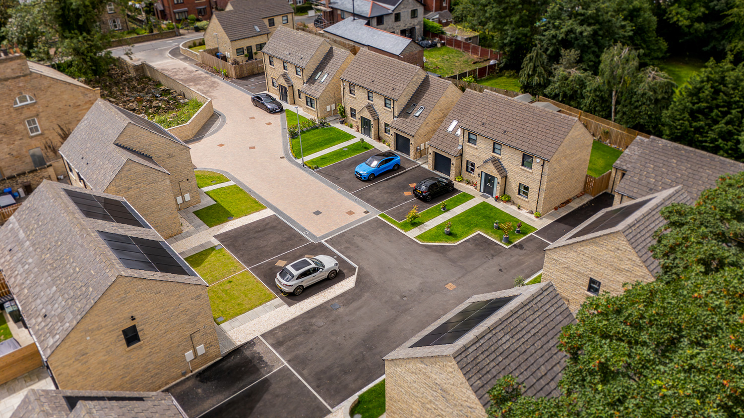 Exterior of Spring Farm Court development in Carlton.