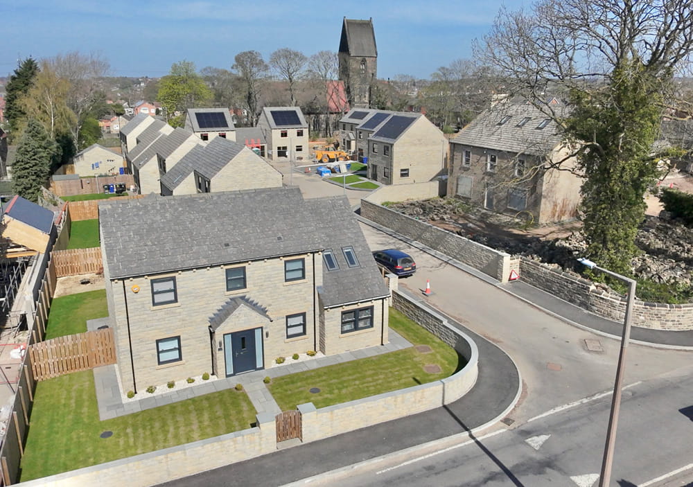 Exterior of Spring Farm Court development in Carlton.